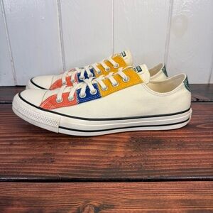 Converse Chuck Taylor All Star Patchwork Low Top Beige Multi Men’s 9.5